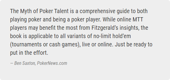 Myth of Poker Talent 1